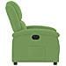 Poltrona Reclinabile Elettrica Verde Chiaro in Velluto - Foto miniatura 9