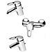 Set Rubinetteria   Con Lavabo Bidet E Esterno Doccia - Cromo A Magazzino - Foto miniatura 1