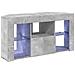 Mobile TV LED Angolare Grigio cemento 103 x 40 x 50 cm - Foto miniatura 1