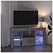 Mobile TV LED Angolare Grigio cemento 103 x 40 x 50 cm - Foto miniatura 5