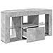 Mobile TV LED Angolare Grigio cemento 103 x 40 x 50 cm - Foto miniatura 7