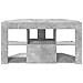 Mobile TV LED Angolare Grigio cemento 103 x 40 x 50 cm - Foto miniatura 8