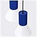 Lampada A Sospensione Estria 3p Bianco /ultramarino Sl. 1875 - Soppalco Lampada A Sospensione Bianco /oltremare 120x30x30 Cm - Foto miniatura 7