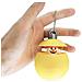Festoso Ornamento Di Natale A Forma Di Pupazzo Di Neve - Decorazione Da Appendere In Plastica Per Feste Yellow - Foto miniatura 1