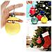 Festoso Ornamento Di Natale A Forma Di Pupazzo Di Neve - Decorazione Da Appendere In Plastica Per Feste Yellow - Foto miniatura 2