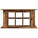 Supporto Acquario 120x40x60cm in Legno Multistrato Legno Antico - Foto miniatura 4