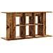 Supporto Acquario 120x40x60cm in Legno Multistrato Legno Antico - Foto miniatura 6