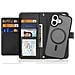 Cover Cartera per iPhone 16 Plus - Pelle /PU, Nero, MagSafe - Foto miniatura 3