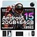 Tab A9+ Android 15 Tablet 11 Pollici, Con tastiera /stilo /custodia, 20GB (4+16) RAM+64GB / 2TB TF, 8580mAh, WiFi5, 1280 * 800 IPS, Gemini AI, 13MP+5MP, Tablet in Offerta Unisoc T7200 Octa Core /OTG /Face ID /Widevine L1/GPS - Foto miniatura 1