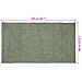 Tappeti per area Rettangolare Verde Oliva 80 x 150 cm Juta - Foto miniatura 6