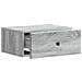 Mobiletto da notte a muro 2 pcs Grigio Sonoma 49 x 34,5 x 20 cm - Foto miniatura 4