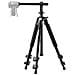Treppiede con Testa a Sfera Altezza Max 157 cm Nero 20382-EU - Foto miniatura 1