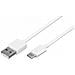 ICOC MUSB20-CMAM01W - Cavo USB A Maschio 2.0 / USB-C Maschio 0,1m Bianco - Foto miniatura 1
