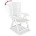 Sedie Reclinabili da Giardino 2 pz in Plastica Bianca - Foto miniatura 2
