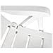 Sedie Reclinabili da Giardino 2 pz in Plastica Bianca - Foto miniatura 7