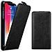 Custodia Compatibile Con Apple Iphone X / Xs In Nero Di Notte - Coperchio Protettivo In Design Flip Con Chiusura Magnetica - Foto miniatura 3