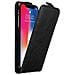 Custodia Compatibile Con Apple Iphone X / Xs In Nero Di Notte - Coperchio Protettivo In Design Flip Con Chiusura Magnetica - Foto miniatura 5