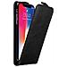 Custodia Compatibile Con Apple Iphone X / Xs In Nero Di Notte - Coperchio Protettivo In Design Flip Con Chiusura Magnetica - Foto miniatura 1