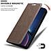 Custodia Compatibile Con Apple Iphone 11 Pro Max (xi Pro Max) In Bruno Caffè - Coperchio Protettiva Con Chiusura Magnetica, Funzione Stand E Tasca Per Le Carte - Foto miniatura 10