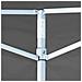 Gazebo Professionale Pieghevole 4 Pareti 2x2m Acciaio Antracite - Foto miniatura 9