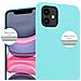 Custodia Compatibile Con Apple Iphone 11 (xi) In Candy Blu - Coperchio Protettivo In Silicone Tpu Flessibile - Foto miniatura 10