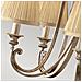 Lampadario A 5 Luci Multibraccio Finitura Argento Sabbia, Attacco E14 - Foto miniatura 4