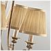 Lampadario A 5 Luci Multibraccio Finitura Argento Sabbia, Attacco E14 - Foto miniatura 6