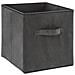 Scatola Portaoggetti 31x31 Cm - Velluto Grigio Scuro - Foto miniatura 2