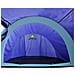 Tenda da Campeggio Impermeabile 4 Persone Blu Navy / Azzurro - Foto miniatura 4