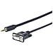 25m 3.5mm - D-Sub 9 pin 3.5mm D-Sub 9 pin Nero cavo di interfaccia e adattatore - Foto miniatura 1