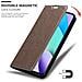 Custodia Compatibile Con Xiaomi Redmi 10 / Redmi Note 11 4g In Bruno Caffè - Coperchio Protettiva Con Chiusura Magnetica, Funzione Stand E Tasca Per Le Carte - Foto miniatura 7
