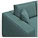 Morfeo Divano Con 3 Sedute Estraibili In Tessuto T02 Petrolio - Foto miniatura 3