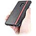 Custodia F-case Tpu Silicone Elegant Feber Cover Case Per Samsung Galaxy A30 A305 Carbon Black - Foto miniatura 4