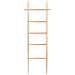 Scala Porta Asciugamani 170 Cm In Legno Massello Di Noce - Foto miniatura 3