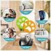 Rimuovi Pelo Per Abbigliamento - Rimuove I Peli Di Cane /gatto Verde /giallo 4-pack - Foto miniatura 3