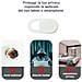 2x Webcam Cover Slider Tappo Privacy Protection Copri Fotocamera Tablet Laptop Pc Mac Smartphone Bianco - Foto miniatura 2