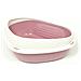 Lettiera Toilette Per Gatti Angolare 49x40x17,5cm Modello 700090 Colore Rosa - Foto miniatura 1