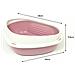Lettiera Toilette Per Gatti Angolare 49x40x17,5cm Modello 700090 Colore Rosa - Foto miniatura 4