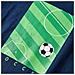 Maglietta Da Bambino Maniche Lunghe Stampa Campo Calcio Blu Marino 104 - Foto miniatura 4