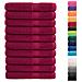 Asciugamani Bagno SOLUND 10 pz Bordeaux 100x200cm 600gsm - Foto miniatura 2