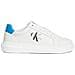 Chunky Cupsole Malibu Blu Sneakers Pelle Scarpe Uomo Bianco Eu 41, Ym0ym00681 0li - Foto miniatura 2