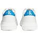 Chunky Cupsole Malibu Blu Sneakers Pelle Scarpe Uomo Bianco Eu 41, Ym0ym00681 0li - Foto miniatura 3