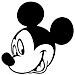 Topolino 3 - Adesivo Prespaziato - Disney - Colore Nero - 10cm - Foto miniatura 1
