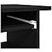Scrivania Rovere Nero 80x45x74 cm in Legno Multistrato - Foto miniatura 6