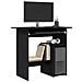 Scrivania Rovere Nero 80x45x74 cm in Legno Multistrato - Foto miniatura 7