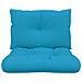 Cuscini Per Pallet 2 Pz Blu In Tessuto - Foto miniatura 4