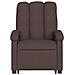 Poltrona Alzapersona Reclinante Elettrica Marrone Scuro Tessuto - Foto miniatura 7