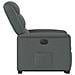 Poltrona Alzapersona Reclinabile Elettrica Grigio Scuro Tessuto - Foto miniatura 6