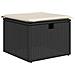 Set Divani da Giardino con Cuscini 7pz Nero Polyrattan - Foto miniatura 6