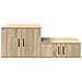 Mobile da deposito Rovere Sonoma 127x41x40 cm Legno ingegnerizzato - Foto miniatura 7
